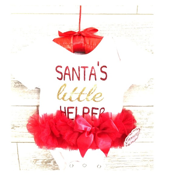 Other - Santa’s little helper body suit 0-3 months